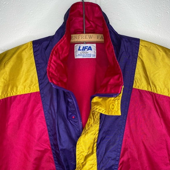 VTG 80s Colorblocked Windbreaker - Picture 5 of 7